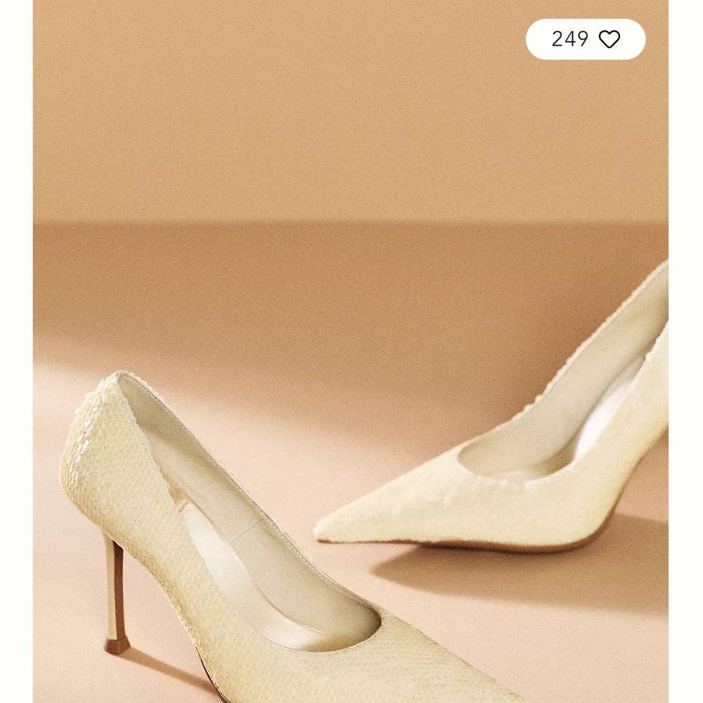 Jeffery Campbell Risk Sequin Heels NWT